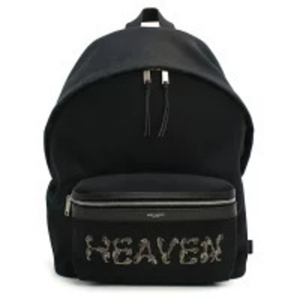 Saint Laurent Backpack City HEAVEN Black Bag Travel